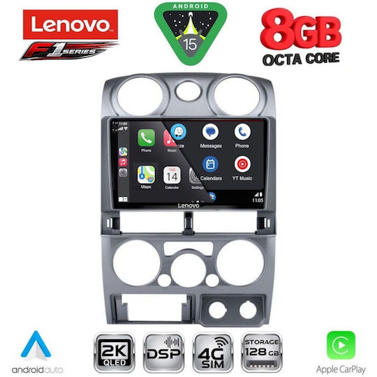 Lenovo Car Audio System Isuzu D-Max 2008-2012 (Bluetooth/USB/WiFi/GPS/Apple-Carplay/Android-Auto) with Touch Screen 9"
