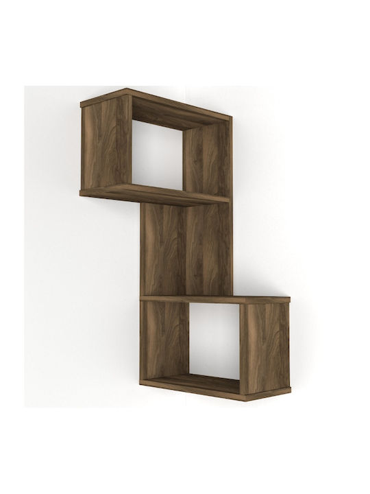 Corner Shelf Wall Brown 47x22x89cm