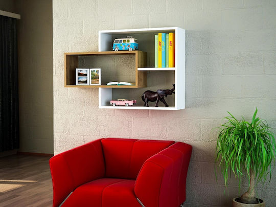 Raft Perete 104x22x66cm Alb Raft Perete 104x22x66cm Alb