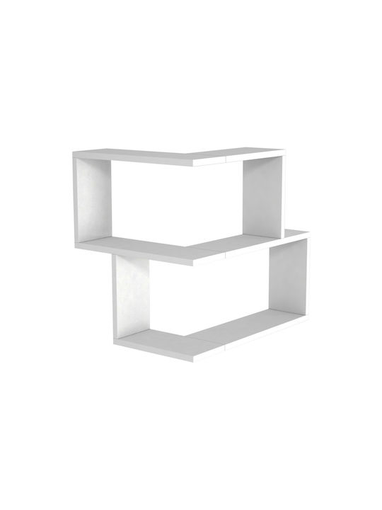 Eckregal Wand White 60x45x55cm