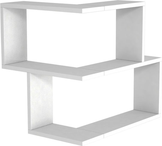 Γωνιακό Ράφι White 60x45x55εκ.