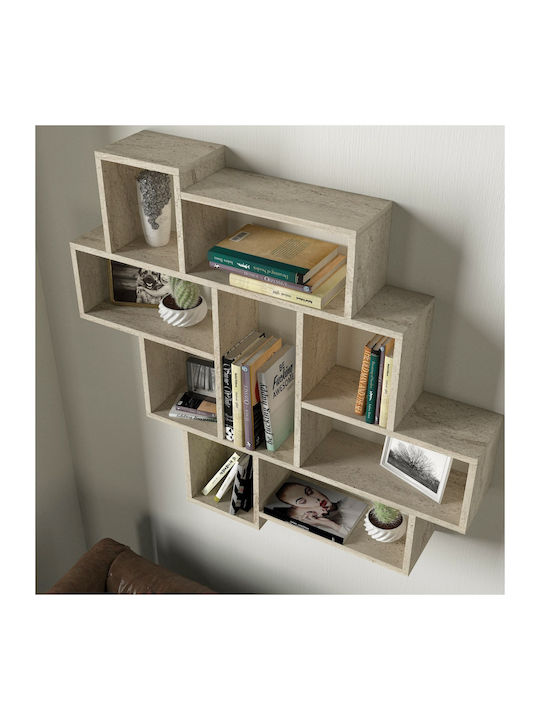 Shelf Wall Cream 115.5x14.5x103.5cm