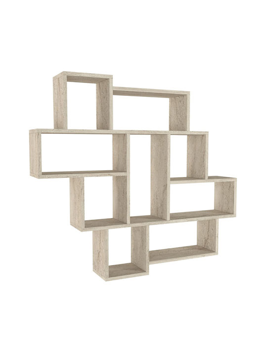 Shelf Wall Cream 115.5x14.5x103.5cm