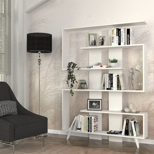 Bibliothek Weiß 62x20x120cm