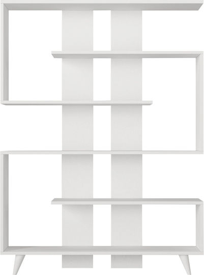Bibliotecă Albă 62x20x120 cm UUBIB03 Bibliotecă Albă 62x20x120 cm UUBIB03