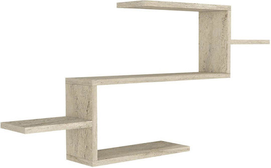 Ράφι Twist Εκρού 101x15x49εκ.