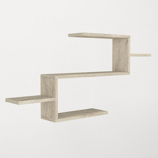 Ράφι Twist Εκρού 101x15x49εκ.