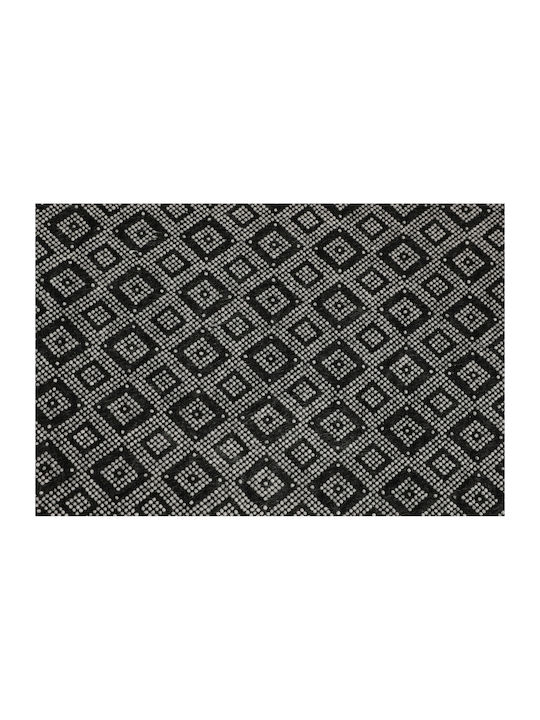 UnicUtil Antiderapant Covoraș de Baie Oval 359CHL4359 Negru 80x120buc