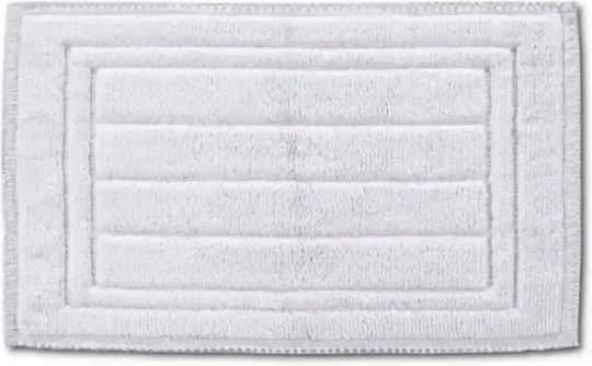 Down Town Home Πατάκι Μπάνιου Βαμβακερό White 50x80εκ.
