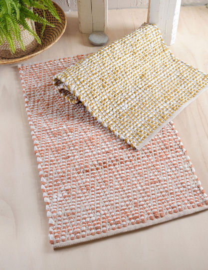 Rythmos Бански килим Памук Правоъгълена Mandel 120-102-3052 Ochre 70x140бр