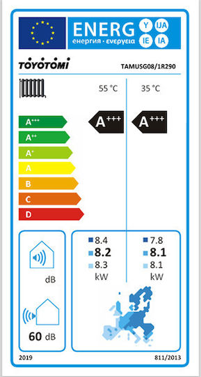 Toyotomi Atria Single Phase Heat Pump 8kW 75°C Monoblock