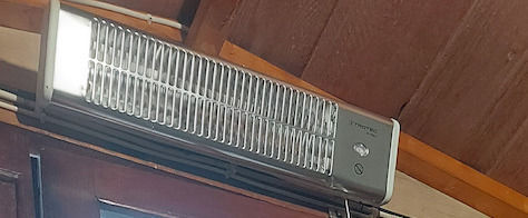 Bester 080QT05-20 Επιτοίχια Σόμπα Χαλαζία Μπάνιου 1200W