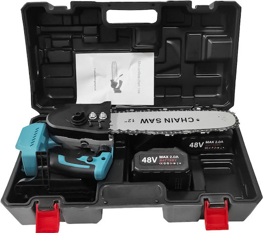 DDT 2023 Αλυσοπρίονο Μπαταρίας 2x2Ah 24V 5kg με Λάμα 34cm