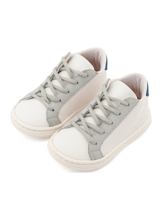 Babywalker Taufschuhe für Jungen Weiß Grau