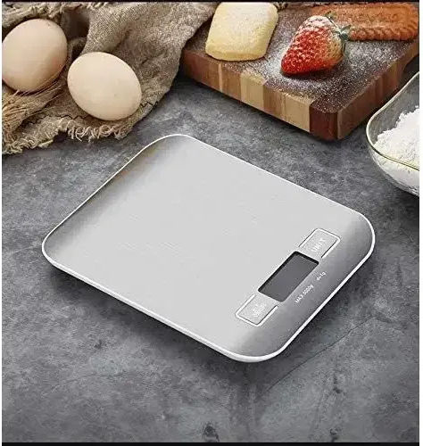 Καρβούνης Ψηφιακή Ζυγαριά Κουζίνας έως 5kg Ασημί
