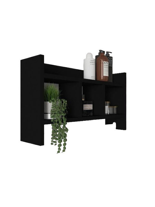 UnicUtil Wall Shelf 63.6x35x15cm Black