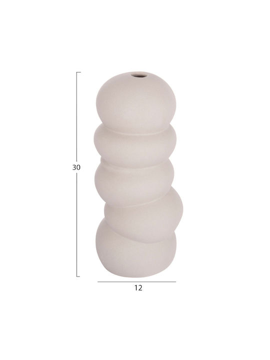 Homemarkt Ceramic Table Decorative Rook Hm4630.03 Gray Matte Φ13x31cm