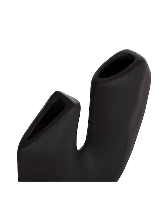 Tabletop Ceramic Decorative Arken Hm4618.02 Black Matte 28x10x36 5pcs 1 Item