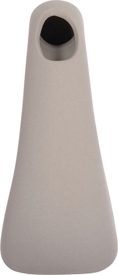 Homemarkt Tabletop Ceramic Decorative Ellipto Hm4644.03 Gray Matte 16.5x9x20 3pcs