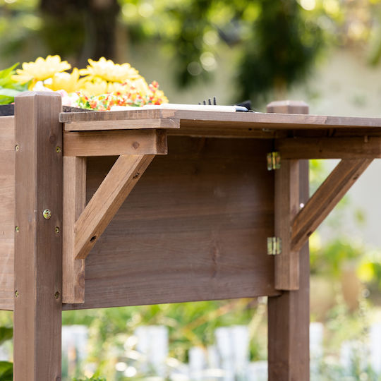 Outsunny Planter Box Wooden 123x54x87cm.