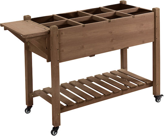 Outsunny Planter Box Wooden 123x54x87cm.
