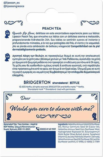Liposan Bridgerton Lip Balm Peach Tea 4.8gr