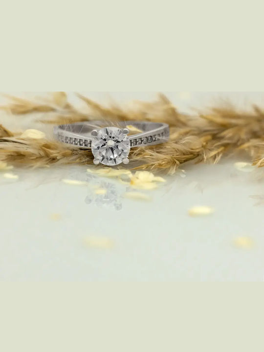 Inel Solitar din Aur 14K