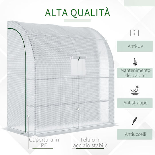 Outsunny 845-304V04 Seră Casa 2x1x2.15m