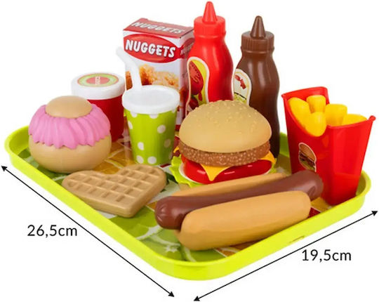 Kinder Set Fast Food Iso Trade 26 Teile Servierteller & Burger