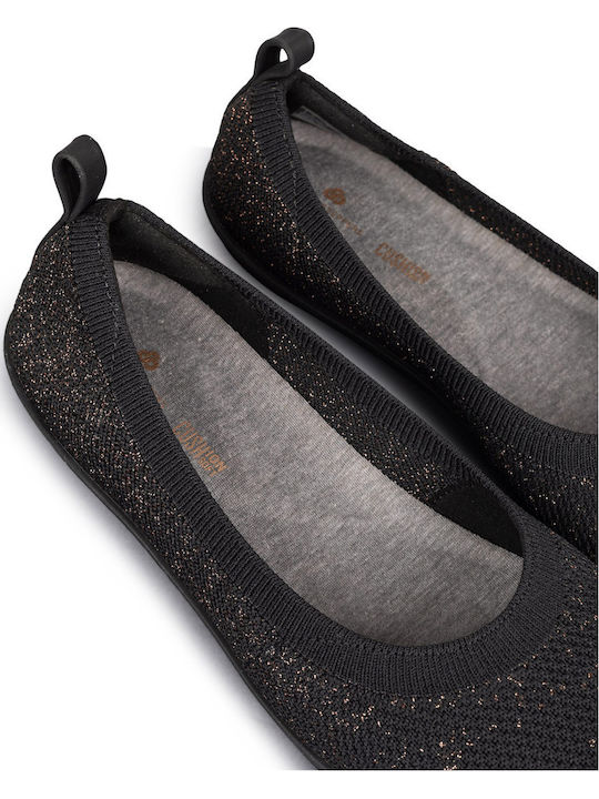 Leather Ballerinas Ayla Paige Black