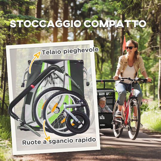 HomCom Bicycle Trailer