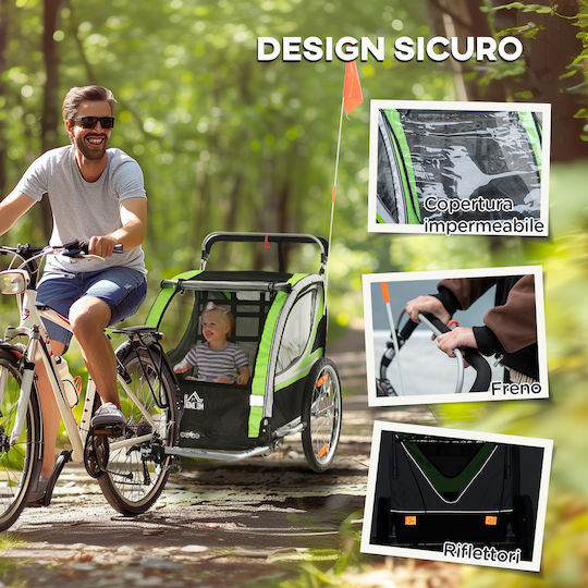 HomCom Bicycle Trailer