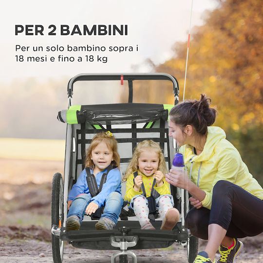 HomCom Bicycle Trailer