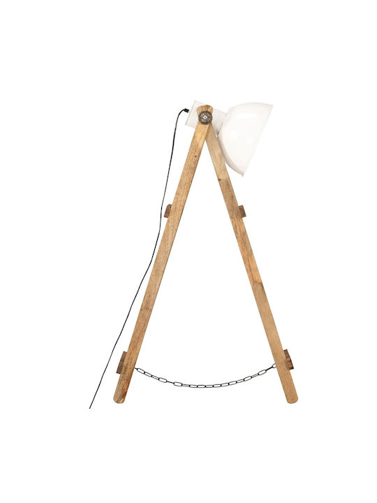 vidaXL Vintage Floor Lamp with Socket for Bulb E27 Black