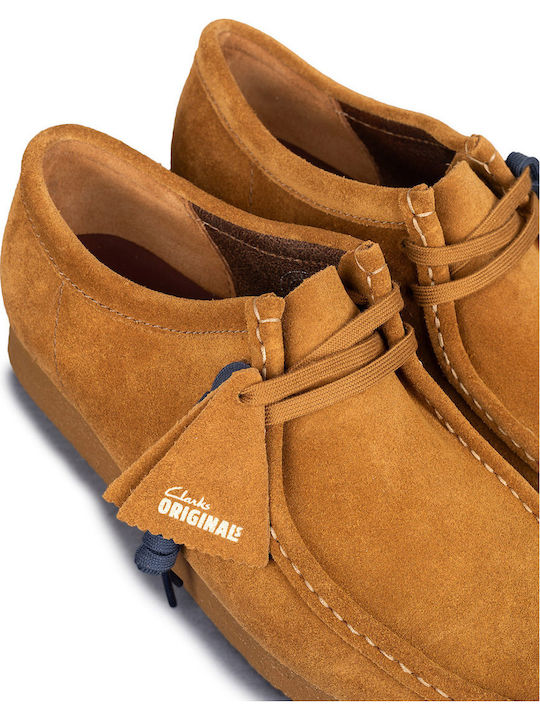 Wallabee Мъжки мокасини в Кафяв цвят