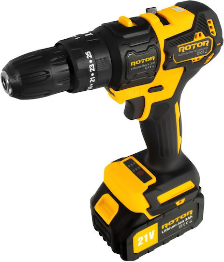 Rotor 14362 Set Ferăstrău cu lanț & Roată unghiulară & Mașină de găurit cu impact & Șurubelniță cu impact & Ciocanul Brushless cu baterii