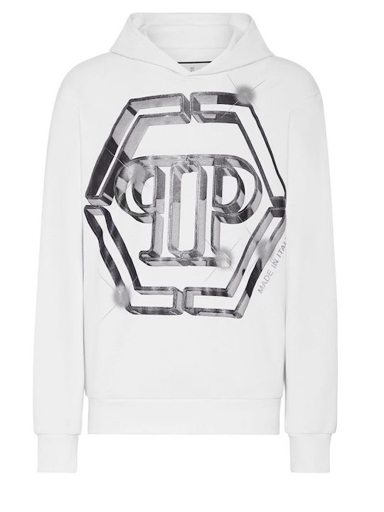 Sweatshirt mit Kapuze Weiß