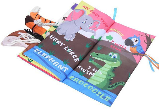 Queen Mother Fabric Activity Book for 6+ Months Various Designs 1pc