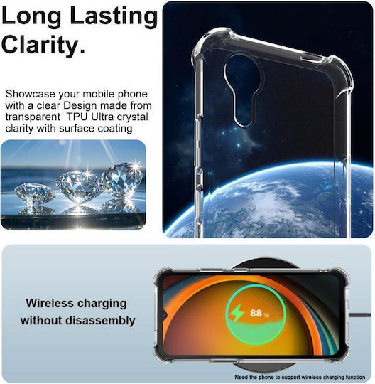 Shock-absorbing Back Cover Silicone Transparent (Galaxy XCover7)