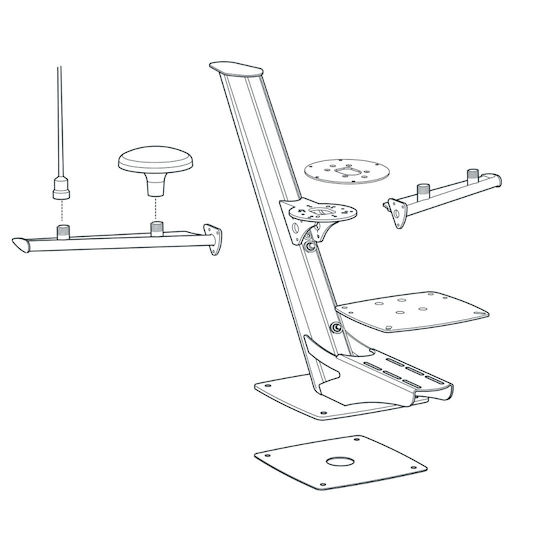 Ptm-r1-1 Slim Radar Mount