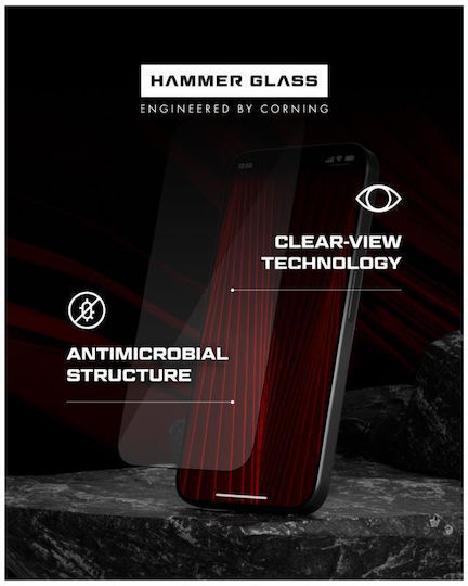Tempered Glass Hammer Glass Apple Iphone 14 Pro Corning 1 Τεμ