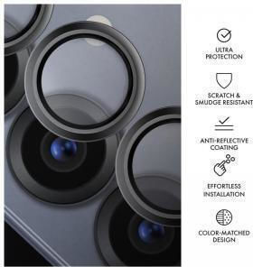 Tempered Glass Full Face Hammer Glass Camera Protector Samsung Galaxy S25 Black