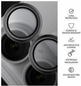 Tempered Glass Full Face Hammer Glass Camera Protector Apple iPhone 16 16 Plus Black