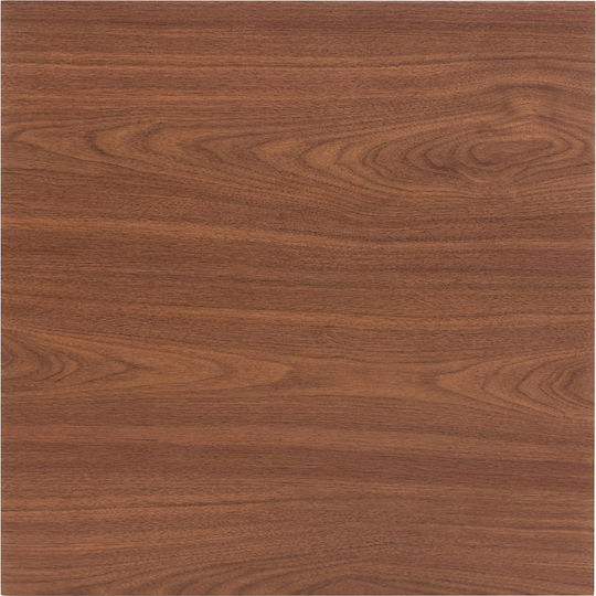 Brookwyn Трапезарна Масa Орех/Черен 60x60x74см Brookwyn Трапезарна Масa Орех/Черен 60x60x74см
