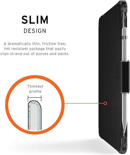 UAG Plyo Flip Cover Ανθεκτική Μαύρη (SAMSUNG Galaxy Tab S11 11" 2025 X730 / X736)