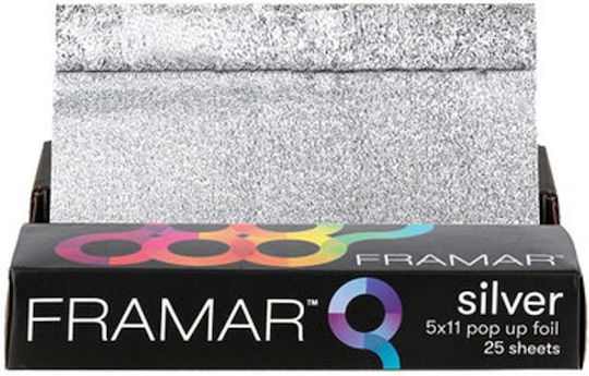 Αλουμινόχαρτο Pop Up Framar Star Struck Silver 5x11" 25 Φύλλα