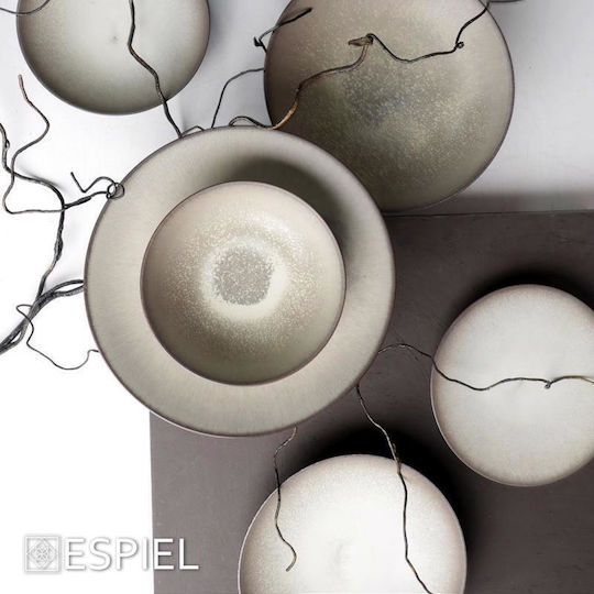 Espiel ''sensation'' Plate Soup Ceramic Brown with Diameter 26.5cm 2pcs