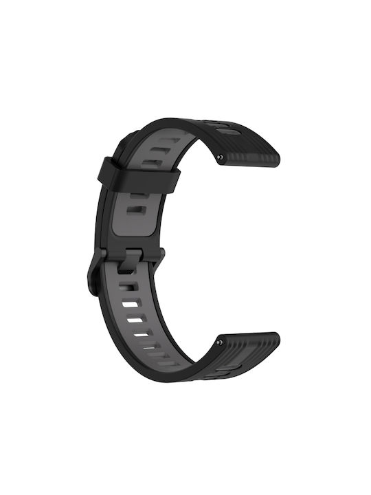 Λουράκι Σιλικόνης Μαύρο (Huawei Watch GT Runner)