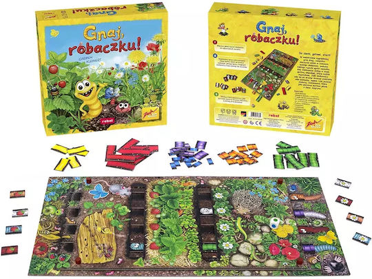 Board Game Run, Little Bug! for 2-4 Players 4+ Years Old (PL) Rebel
