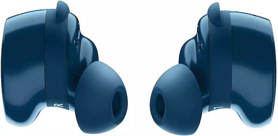 Bose QuietComfort In ear Bluetooth хендсфри Слушалки с Устойчивост на Пот и Кутийка за Зареждане Син